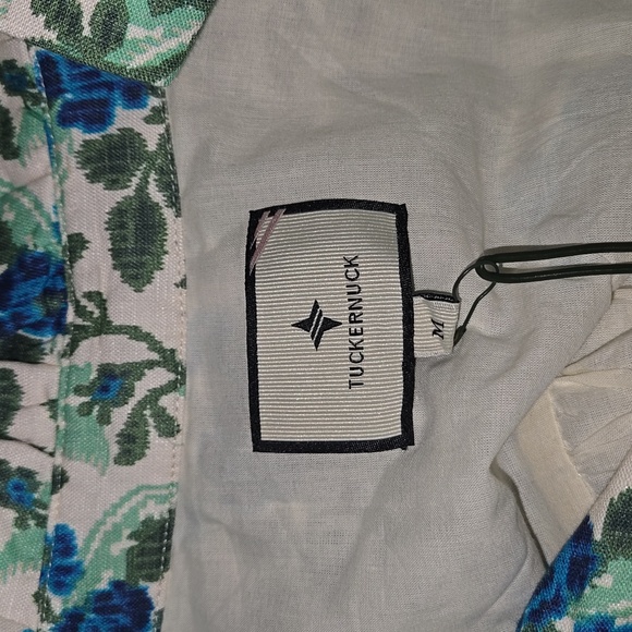 Tuckernuck Cerulean Vine Palmerston Dress Size M - Picture 8 of 12